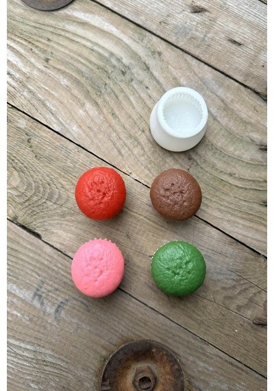 Rufus Concept Cupcake Tekli Mum Kalıbı Silikon Diğer