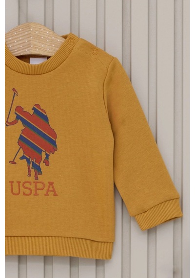 U.S. Polo Assn. Erkek Bebek 2lı Takım - Hardal HARDAL