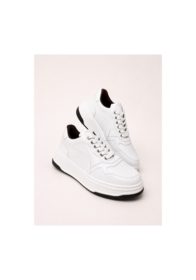 Yalçın Erkek Beyaz Sneaker Kalın Taban Ortopedik Günlük Spor Ayakkabı Beyaz - 880226965 Beyaz