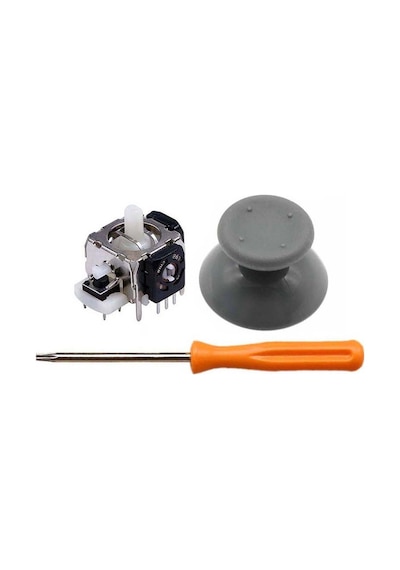 Xbox 360 Analog Motor Topuz T8 Tornavida Tamir Set 1 1 Gri Xbox 360 Kol Tamir Yedek Parça