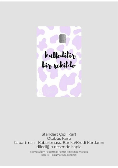 Halledilir Bir Şekilde Tasarımlı Kart Kaplama Stickeri Kredi/banka Kartı Için Uyumlu Diğer