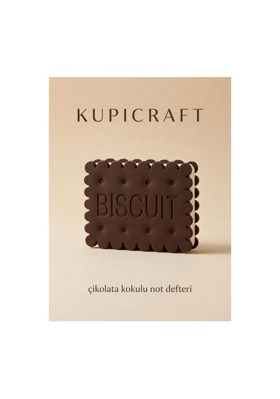 10x8 Biskuvi Defter Çikolata Kokulu -not Defteri- Ajanda - Planner - Günlük Kahverengi - 936534286 Kahverengi