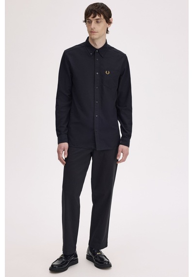 Fred Perry M5516 Oxford Erkek Gömlek Siyah