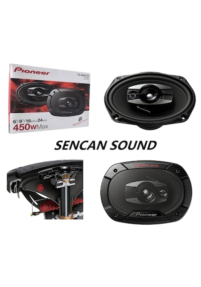 Pioneer Ts-6965v3 Profesyonel Hem Mid Hem Bass Oval Hoparlörü