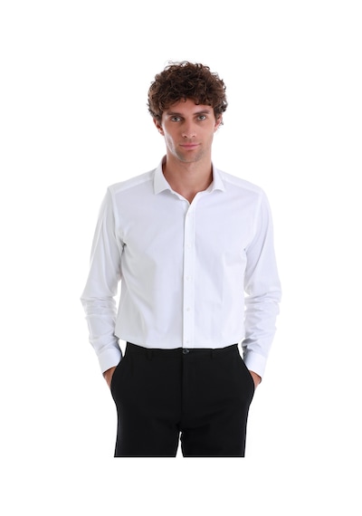 Hatemoğlu Beyaz Slim Fit Düz 100% Pamuk Açık İtalyan Yaka Uzun Kollu Saten Gömlek 24d190000045 001 Beyaz Hatemoğlu Beyaz Slim Fit Düz 100% Pamuk Açık İtalyan Yaka Uzun Kollu Saten Gömlek 24d190000045 001 Beyaz