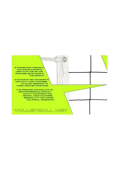 Professional Volleyball Net Is Suitable For School, Site, Hotel - Profesyonel Voleybol Filesi Ağı