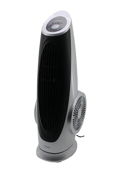 Kiwi Kfan-7690 Kule Tipi Turbo Fan Vantilatör Kumandalı - Dokunmatik Ekran 130w 3 Kademe Hız Y: 75cm Go-53-vice 00345