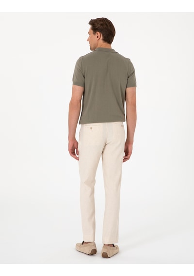 Pierre Cardin Erkek Bej Pantolon Kanvas-chino 50301754-vr011