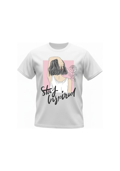 Urbantrendstore Unisex Stay Hospital Oversize Fit Rahat Geniş Salaş T-shirt Günlük Tişört Beyaz