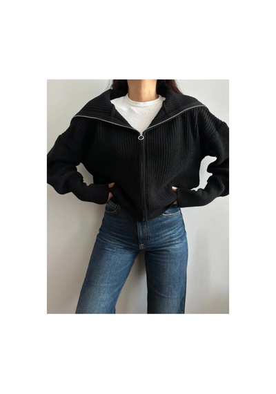 Flex Fashıon Kadın Esnek Örgü Trend Fermuarlı Dik Yaka Popüler Triko Hırka Siyah - 760178304 Siyah - 760178304 Siyah Flex Fashıon Kadın Esnek Örgü Trend Fermuarlı Dik Yaka Popüler Triko Hırka Siyah - 760178304 Siyah - 760178304 Siyah