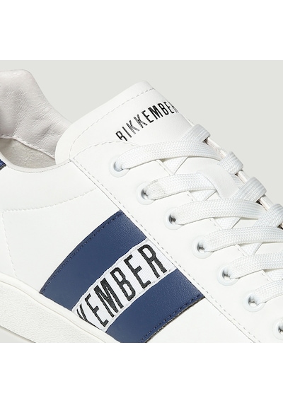 Bianco Sneaker Günlük Erkek 19134/cp C Bkku Bikkembergs 64039996 Scarpa Uomo Mıcrofıber Nero Bianco