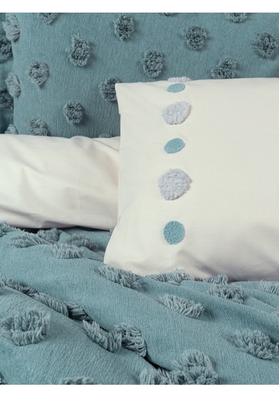 Cotton Box Limi Tek Kişilik Yatak Örtülü Nevresim Takımı Aldo Mint Mint