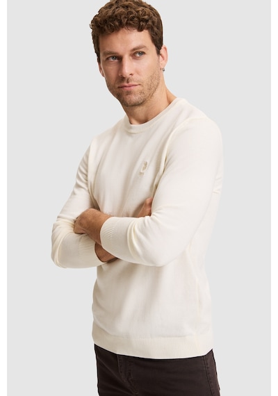 U.S. Polo Assn. Erkek Beyaz Basic Kazak 50333566-vr265 Fıldısı