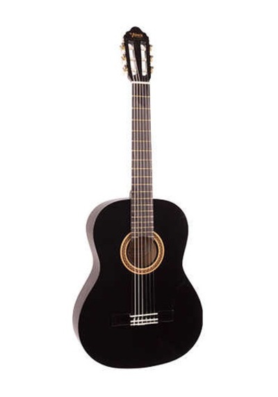 Valencia Vc104Tbk 4/4 Siyah Klasik Gitar + Kılıf