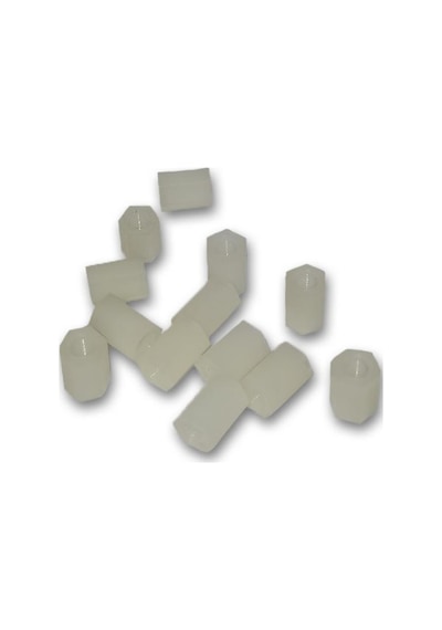 M3X8Mm Plastik Distans-Spacer Dişi- Dişi - 1 Adet
