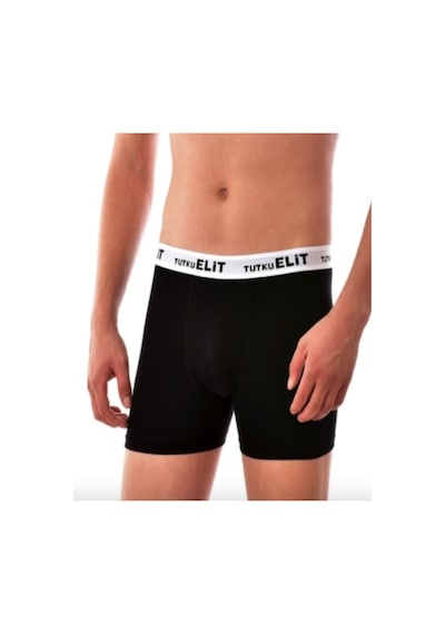 Tutku Elit Modal Elastan Spor Boxer Elt-1252 6'lı Paket Siyah