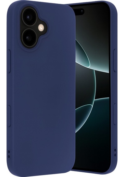Apple Uyumlu iPhone 17 Uyumlu Nano İçi Kadife Silikon - Lacivert