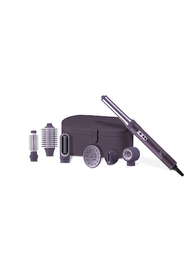 Fakir Airvibe Saç Şekillendirici Set 7 Si 1 Arada, Otomatik Saç Sarma, Fön, Bukle Ve Düzleştirme Mor