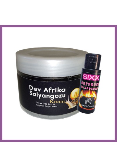 Bezos Bonie Giant 100ml Ksıxx:29 Krem Dev Afrika Salyangozu Anti-aging İle Birlikte + Sıxx Kaıca Sekiııendırme Kremi 60 Ml Rengaren