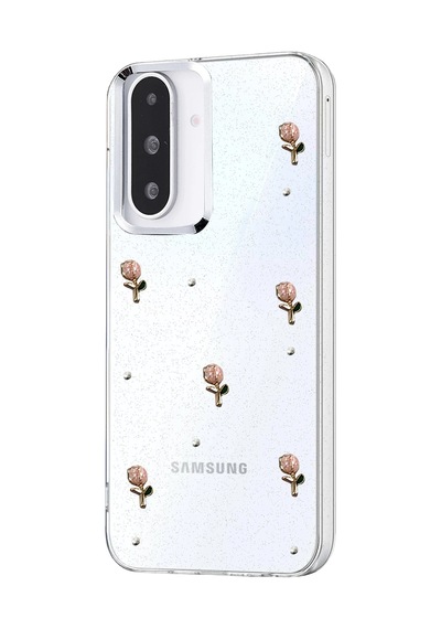 Newface - 120 - Samsung Galaxy Uyumlu A36 Fiyonk Desenli Kapak - - Spt-gld - Desen 6 Diğer