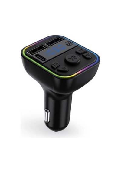 Rgb Bluetooth Araç Kiti Transmitter Usb Type-c Mp3 Sd Kart Flash Hızlı Çakmaklık Şarjı
