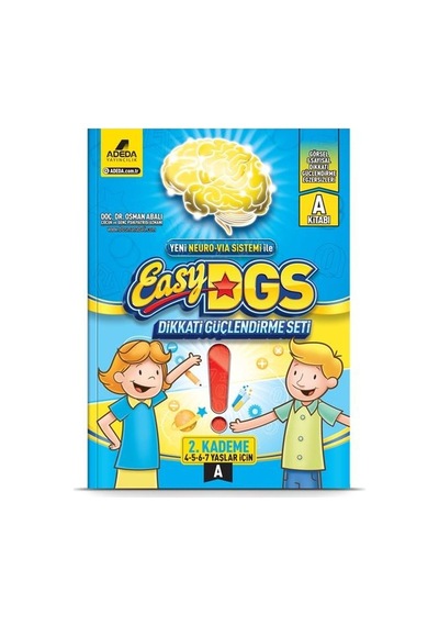 Easy Dikkati Güçlendirme Seti 4-7 Yaş A Kitapçığı - Osman Abalı
