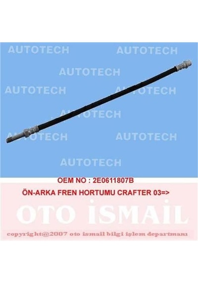 AUTOTECH TVL02 Fren Hortumu Ön Arka Crafter 03-