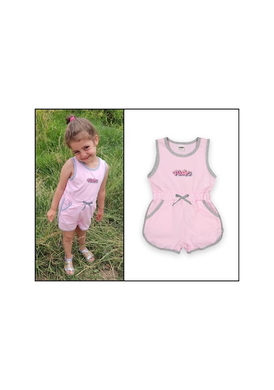 Novy Baby Sıfır Kol Çocuk Şort Tulum - 1-5 Yaş - 2090