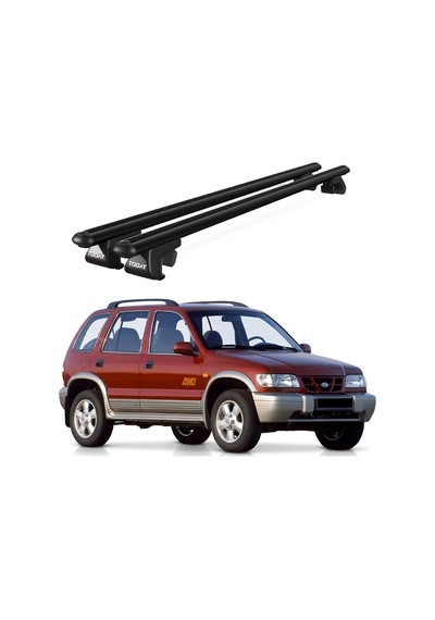 Venüs Kia Sportage 1993-2003 Uyumlu Siyah Ara Atkı Port Bagaj Tavan Barı