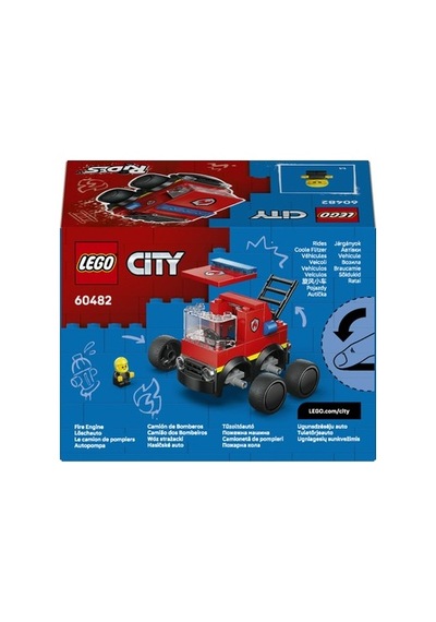 Lego İtfaiye Kamyonu Seti - Mini Araba Ve İtfaiyeci Figürü İle Eğlenceli