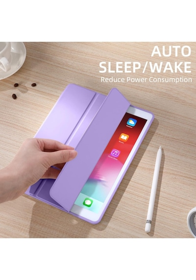 Apple Uyumlu iPad Air 3 10.5" Kılıf Kalem Bölmeli Smart Case A2152 A2123 A2153 A2154 Kılıf