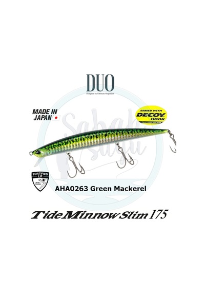 Duo Tide Minnow Slim 175 Aha0263 Green Mackerel Hd