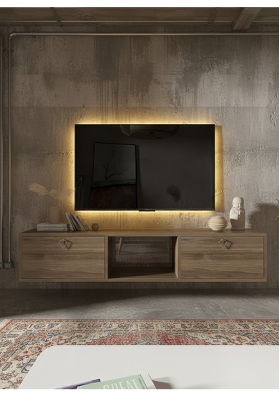 Resital Tv Ünitesi S1832-2 Ceviz Ceviz