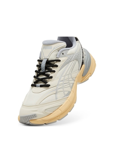 Puma Velophasis Earth Unisex Spor Ayakkabı Beyaz - Gri