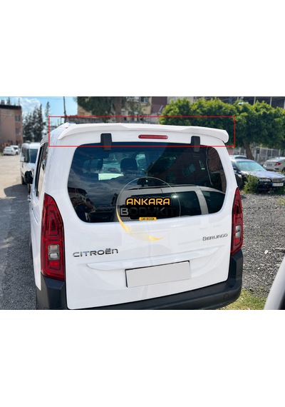 Yeni Combo Doblo 5 Berlingo Proace Rifter - Beyaz Renk Spoiler - Plastik