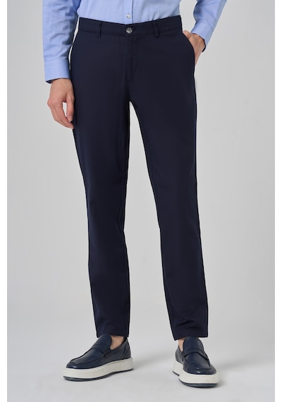 Morven Erkek Lacivert Yazlık Pamuk Yan Cep Slim Fit Chino Pantolon 25ys003004200 Lacivert