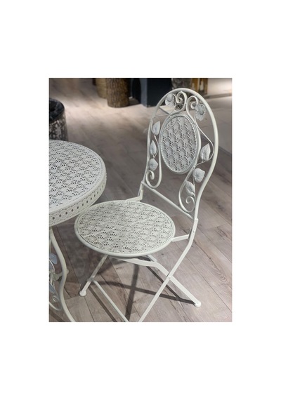 Esterhomedecor Ferforje Masa Ve 2 Sandalye Beyaz - 655167101 Beyaz - 655167101 Beyaz