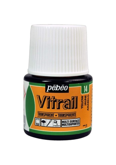 Pebeo Vitrail Cam Boyası 45ml - 14 Yellow