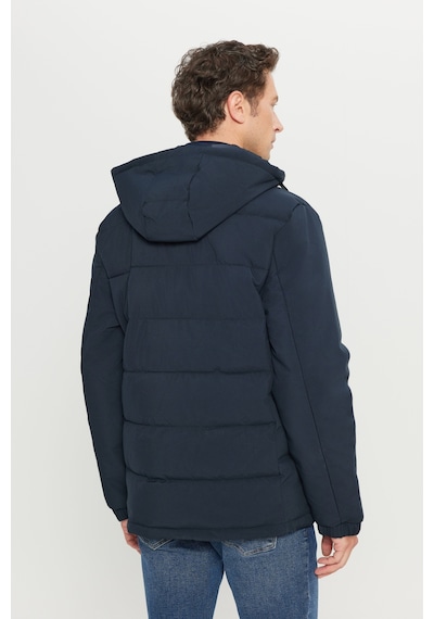 AC&Co / Altınyıldız Classics Erkek Lacı Standart Fit Normal Kesim Dik Yaka Kapüşonlu Yan Cepli Casual Mont Laci