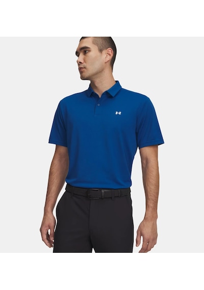 Under Armour T2g Pique Polo Erkek T-shirt-31766 Koyu Mavi