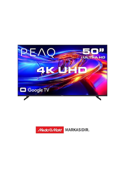 Peaq 50U8500 4K Ultra HD 50" 127 Ekran Uydu Alıcılı Google Smart LED TV