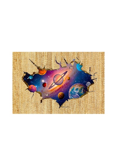 Dijital Baskılı Desenli Kapı Önü Halı Paspas 40 X 60 Cm Turuncu - 931806845 Turuncu