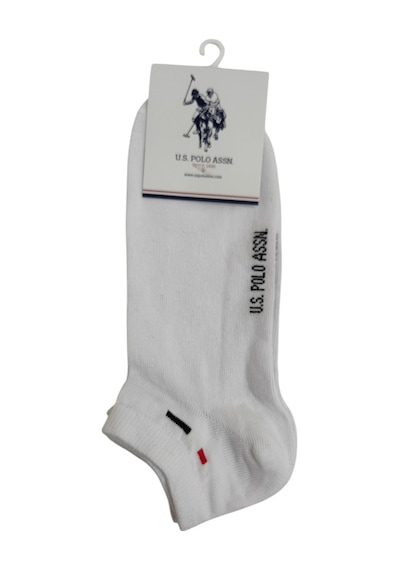 U.S. Polo Assn. U.s. Polo Assn. Erkek 3'lü Patik Çorap James Beyaz