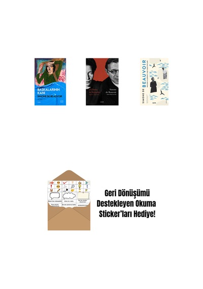 Başkalarının Kanı + J. P. Sartre İle Söyleşiler + Müphemlik Ahlakı Üzerine - Pirus Ve Sineas + Okuma Sticker'ları