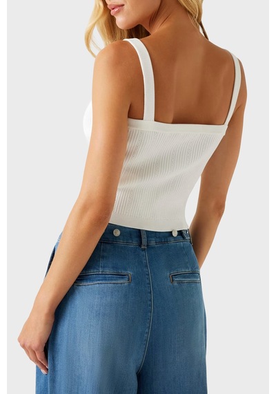 Guess Bayan Top W5yr10 Z0130 G012 Beyaz Beyaz