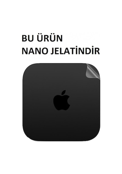 Apple Uyumlu Tv 4k  Üst Taraf İçin Şeffaf Nano Jelatin Ultra Koruyucu