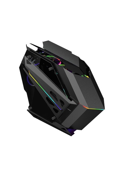 Quantum Gaming Ironclad 6x Argb Fan Full Size Atx Siyah Çelik Gövde Psu'suz Gaming Kasa