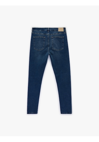 Koton Pamuklu Normal Bel Skinny Fit Jean Pantolon - Michael Jean Orta İndigo 6sam40013nd İndigo Koton Pamuklu Normal Bel Skinny Fit Jean Pantolon - Michael Jean Orta İndigo 6sam40013nd İndigo