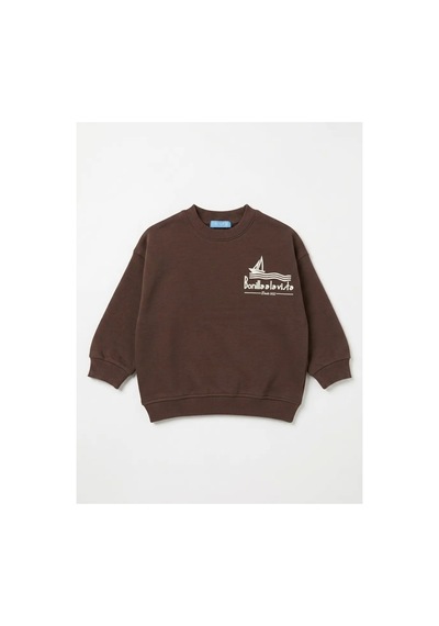 Poala Kids Bonila Sweatshirt Kahverengi
