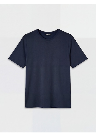 Lcwaıkıkı Classic Lacivert Regular Fit Basic Erkek Dry Touch Tişört